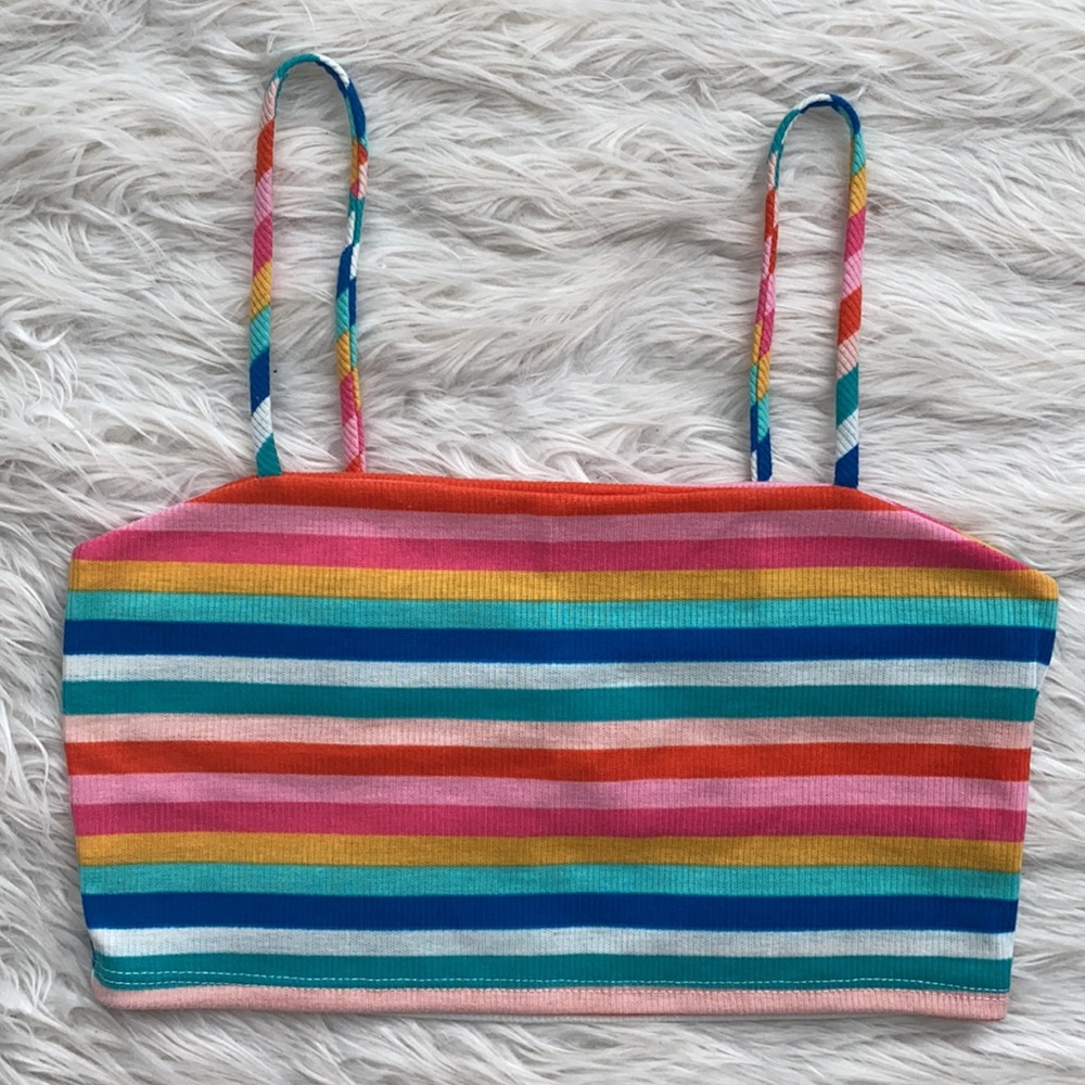 Forever 21 | Multicolor Striped Crop Cami
